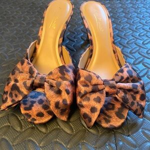 Anne Michelle Leopard Print Heels